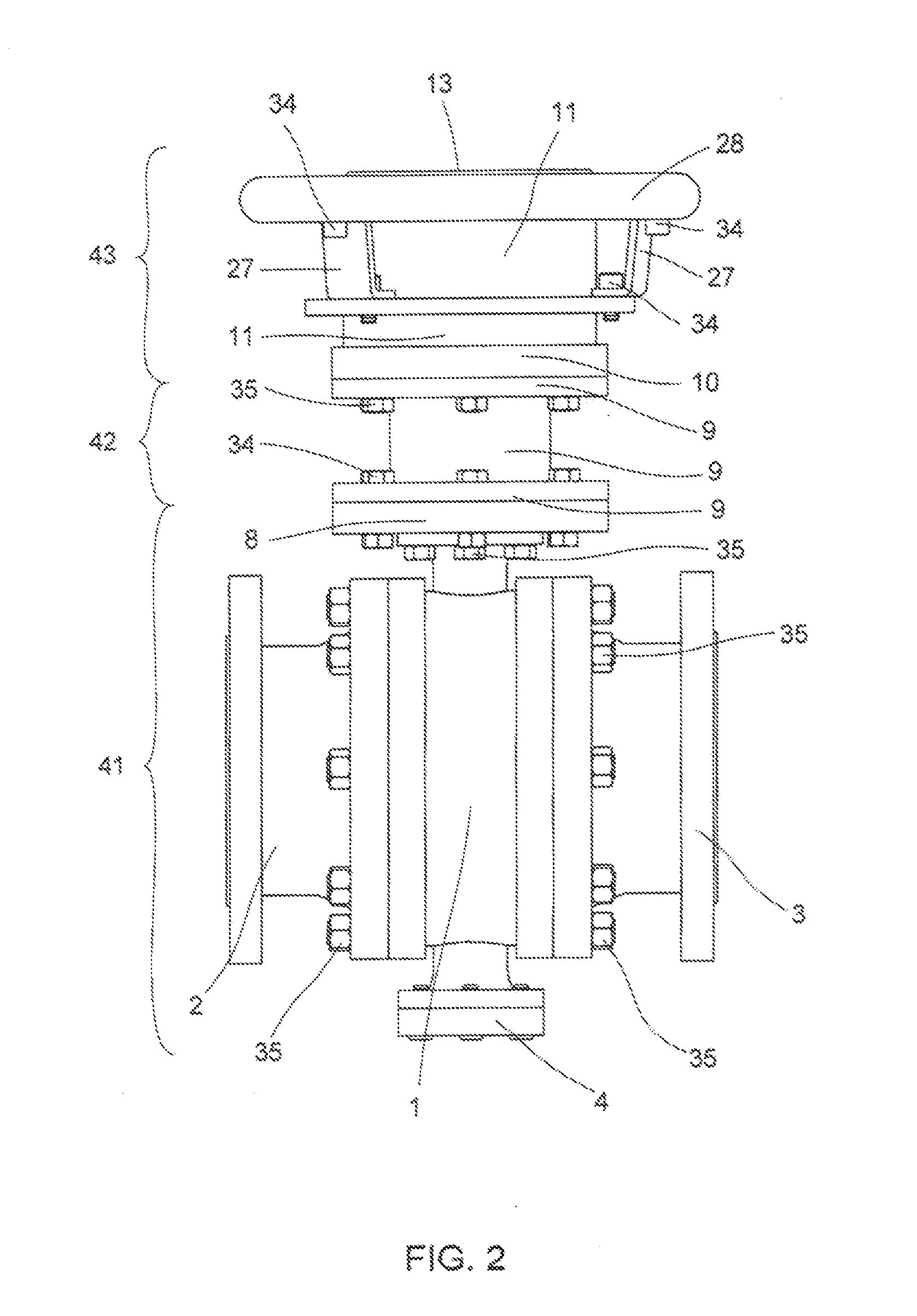 Rotary valve adapter assembly with planetary gear system