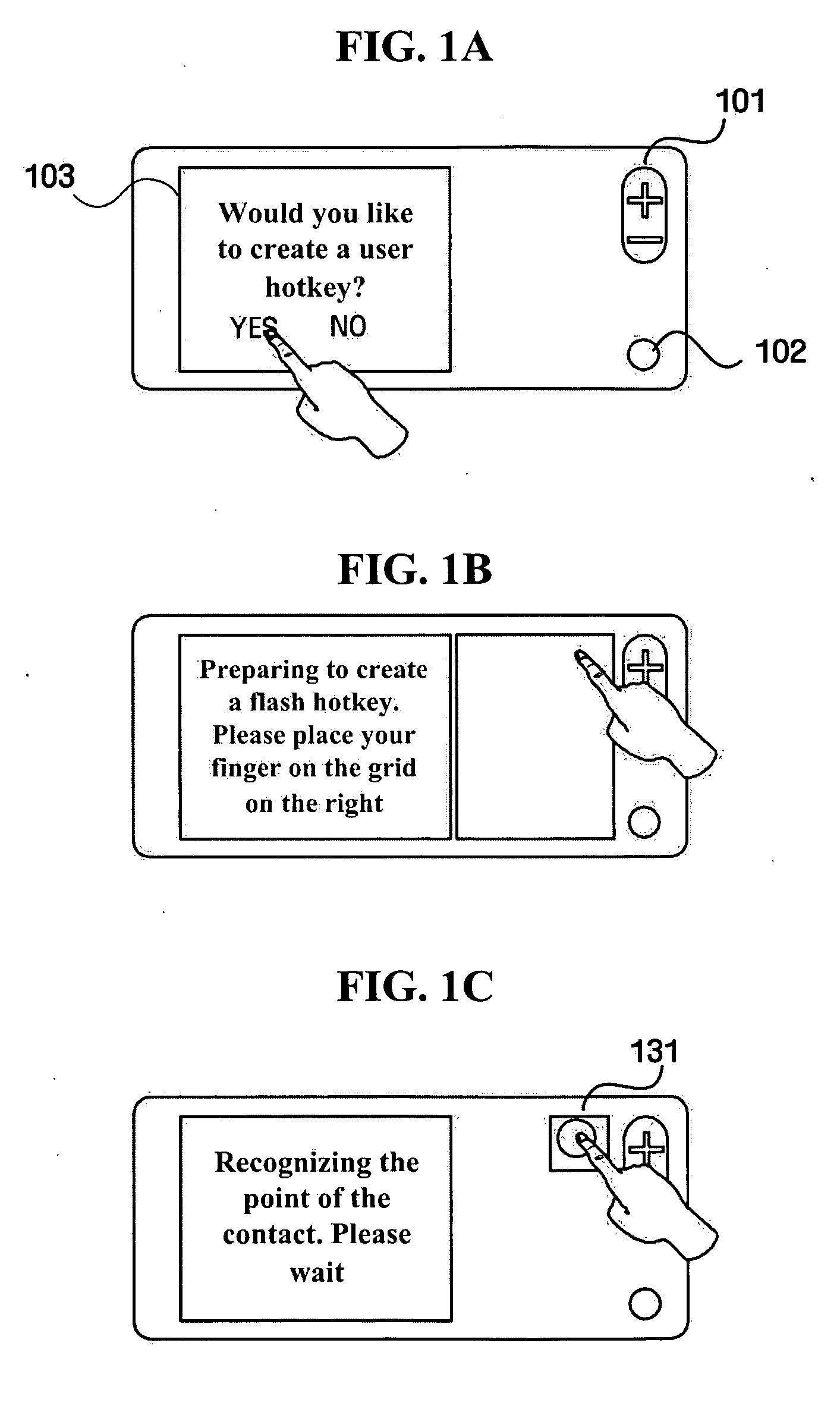 Method and apparatus for providing touch screen user interface, and electronic devices including the same