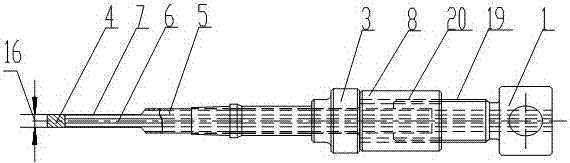 A non-leakage baffle type vertebral body shaper