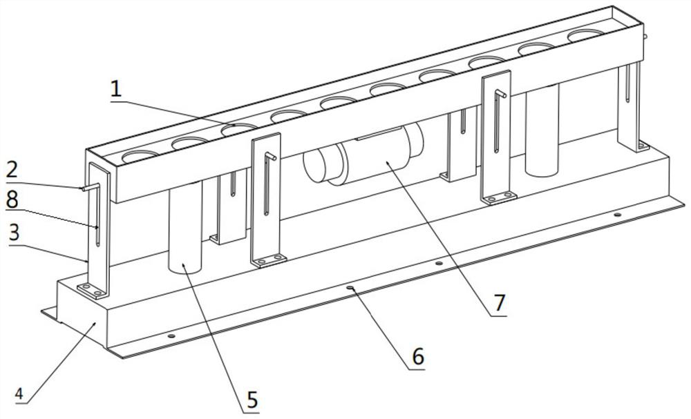 Device for reducing content of dissolved oxygen in polymer solution or gel system