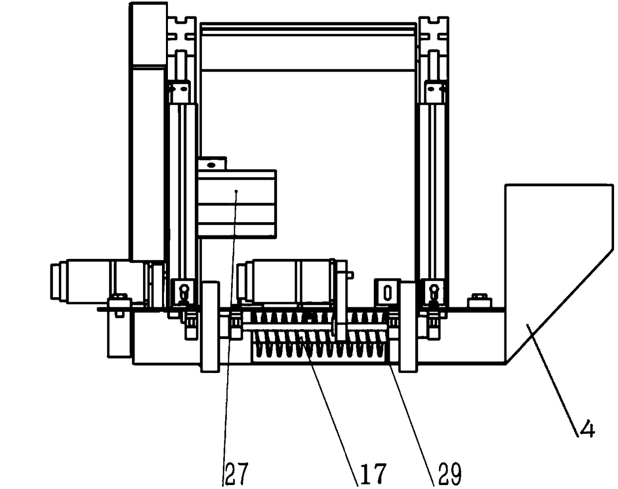 An automatic floor tile machine