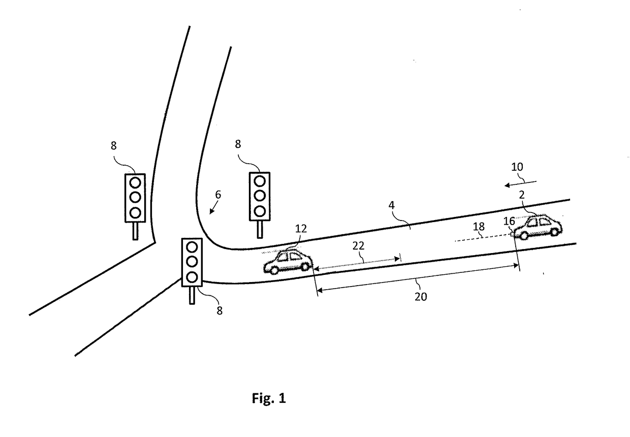 Friction-coefficient-dependent collision avoidance system