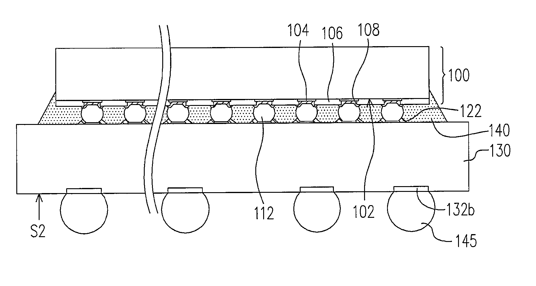 Process for fabricating chip package structure