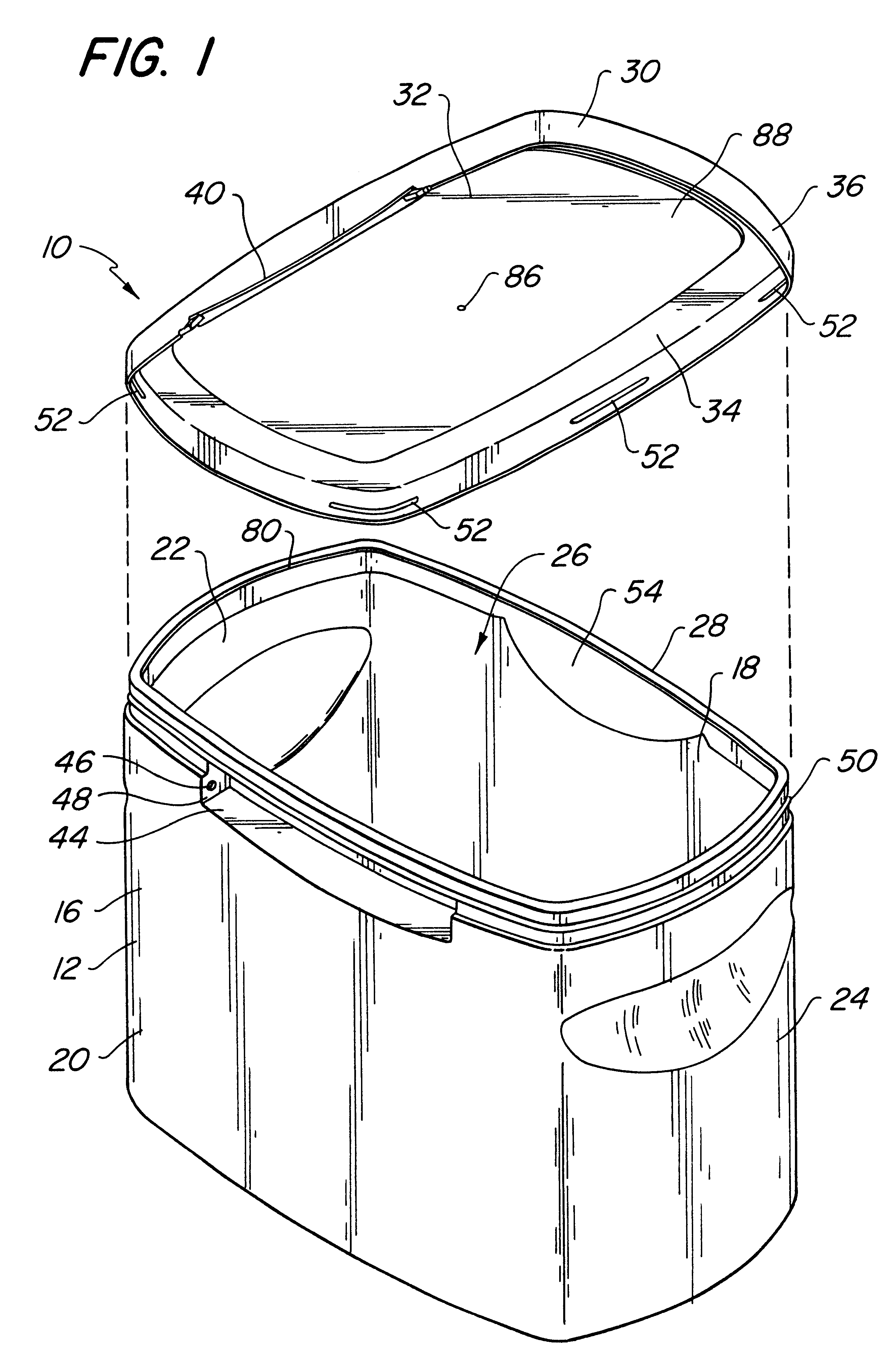 Blow-molded container and closure, and method and apparatus for making same