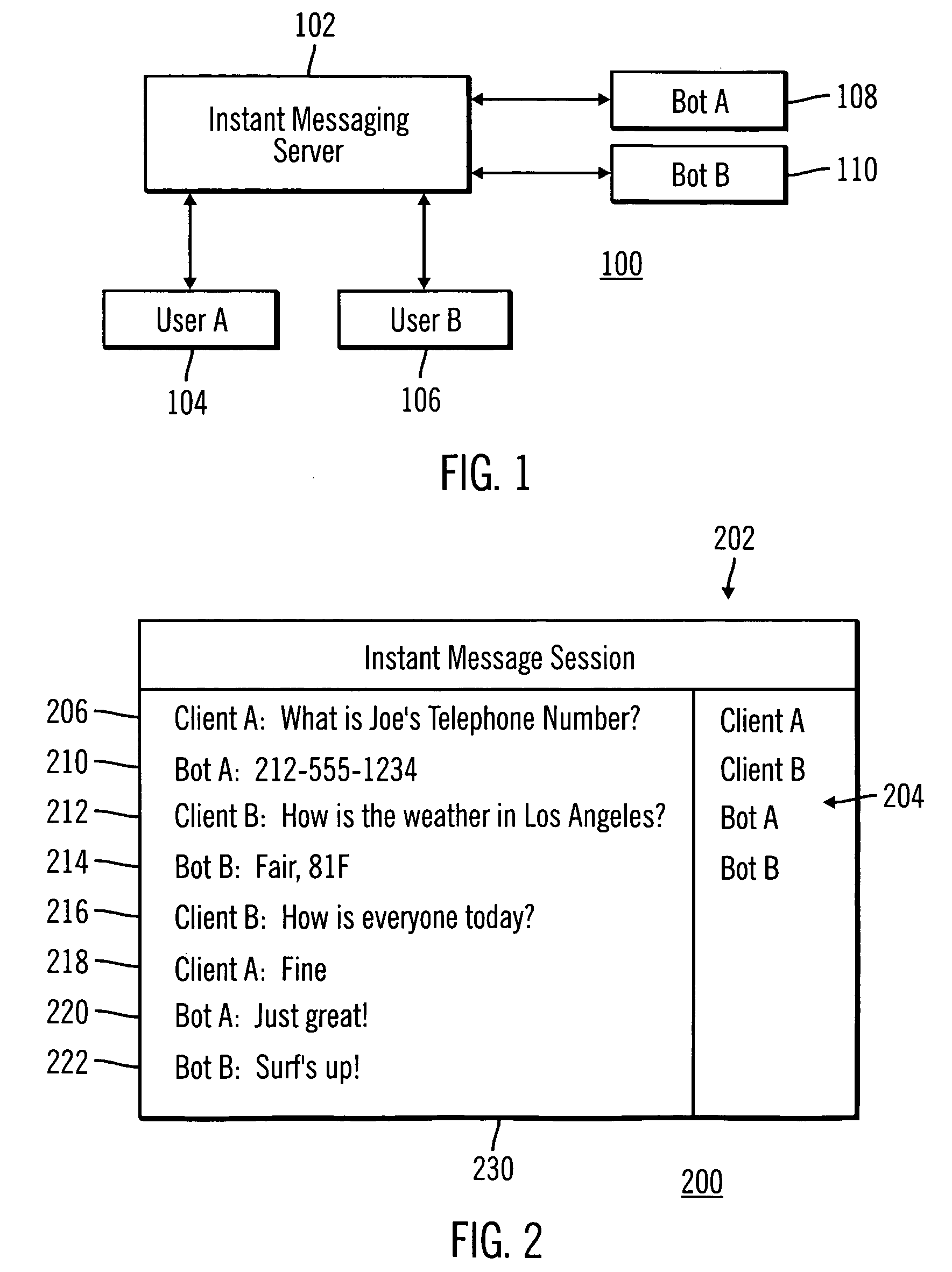 Method and system for instant messaging bots specification using state transition methodology and XML