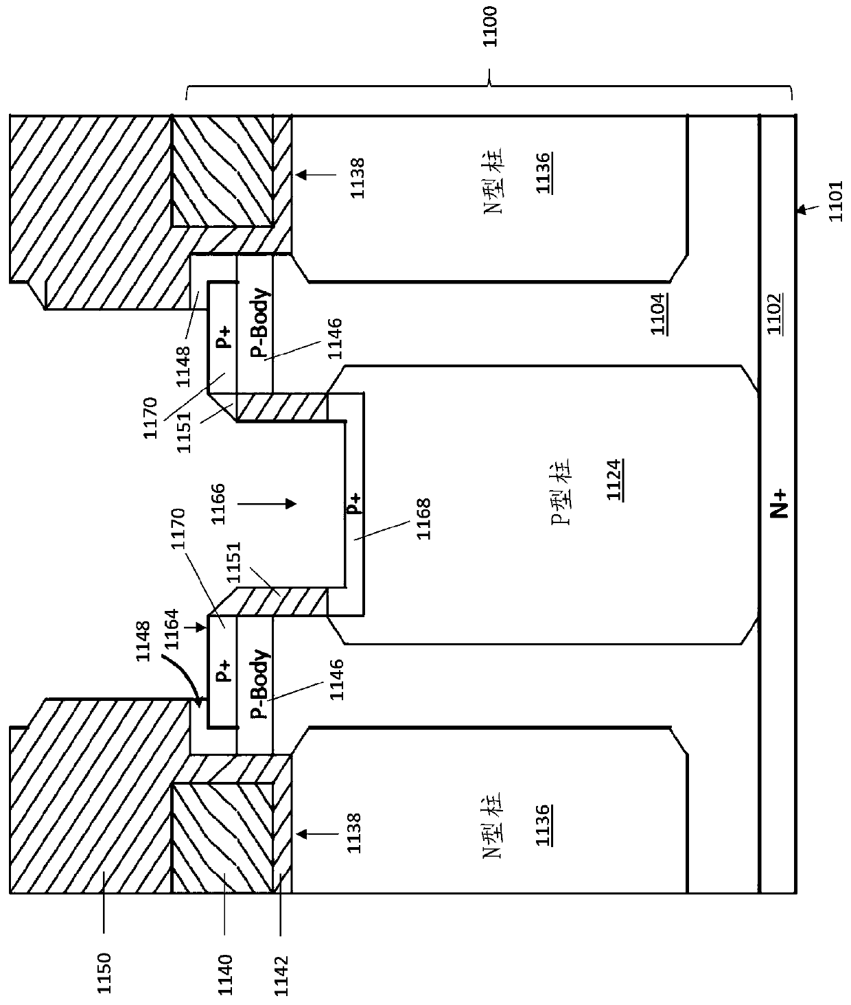 Semiconductor device having body contacts with dielectric spacers and corresponding methods of manufacture