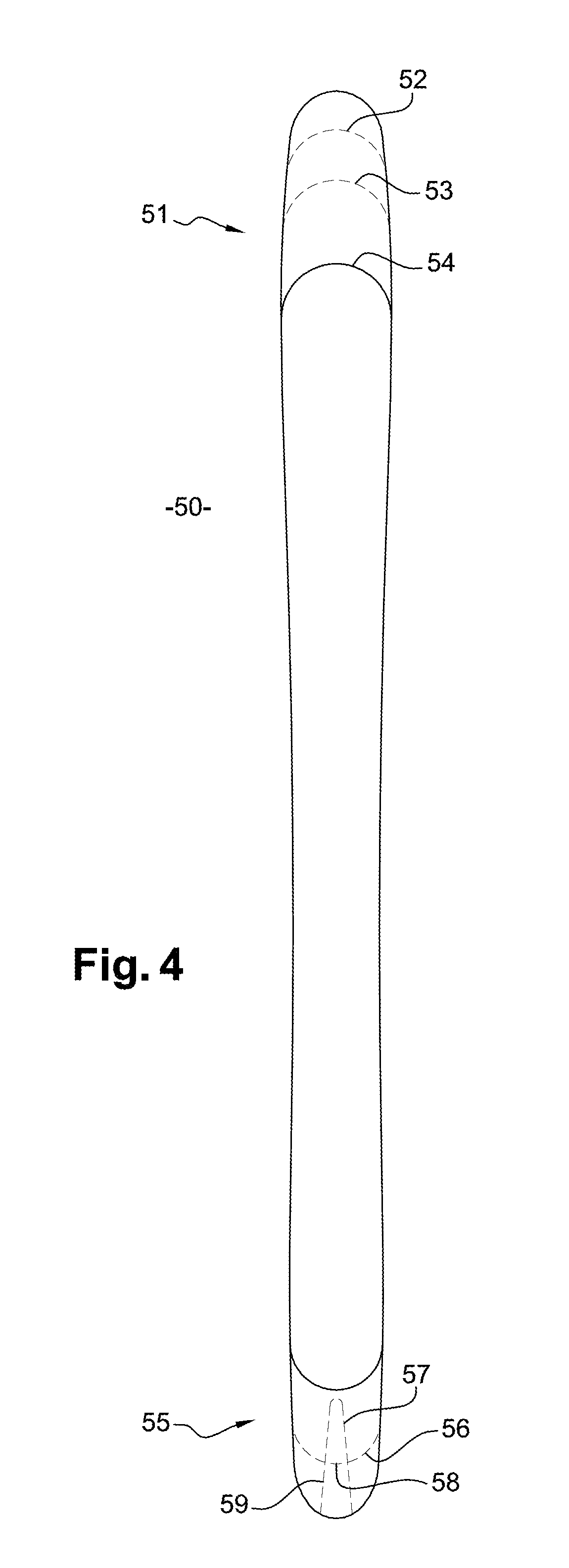 Snow gliding board structure element, and gliding board incorporating such an element