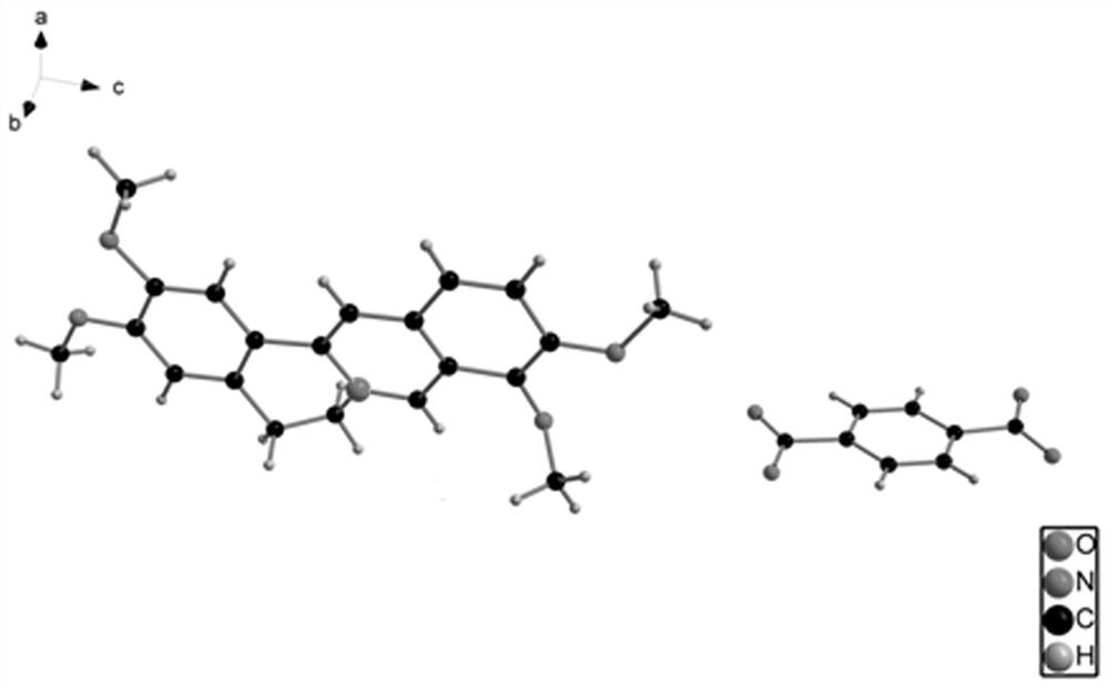 A kind of palmatine-terephthalic acid medicine co-crystal and preparation method thereof