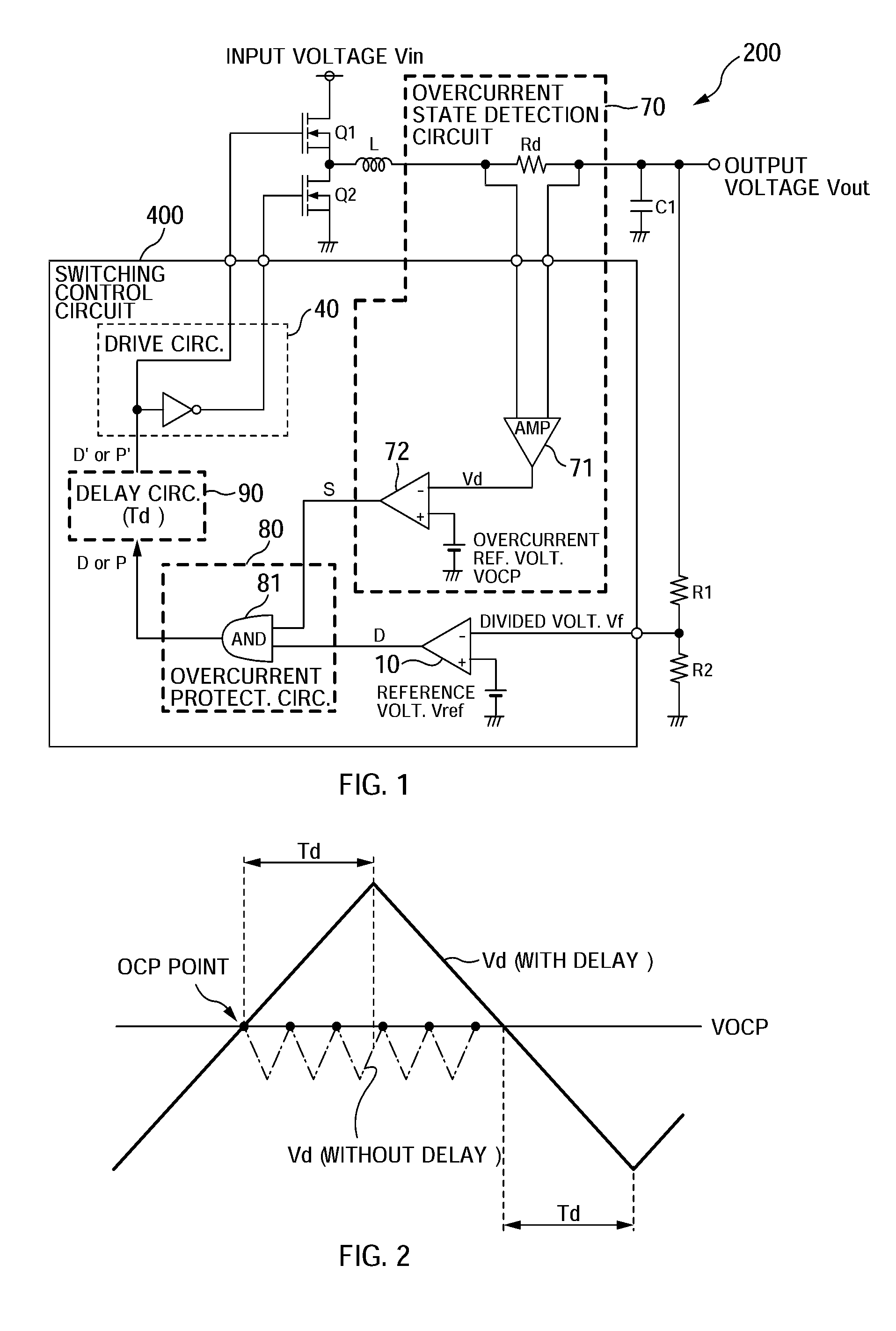 Switching Control Circuit and Self-Excited DC-DC Converter
