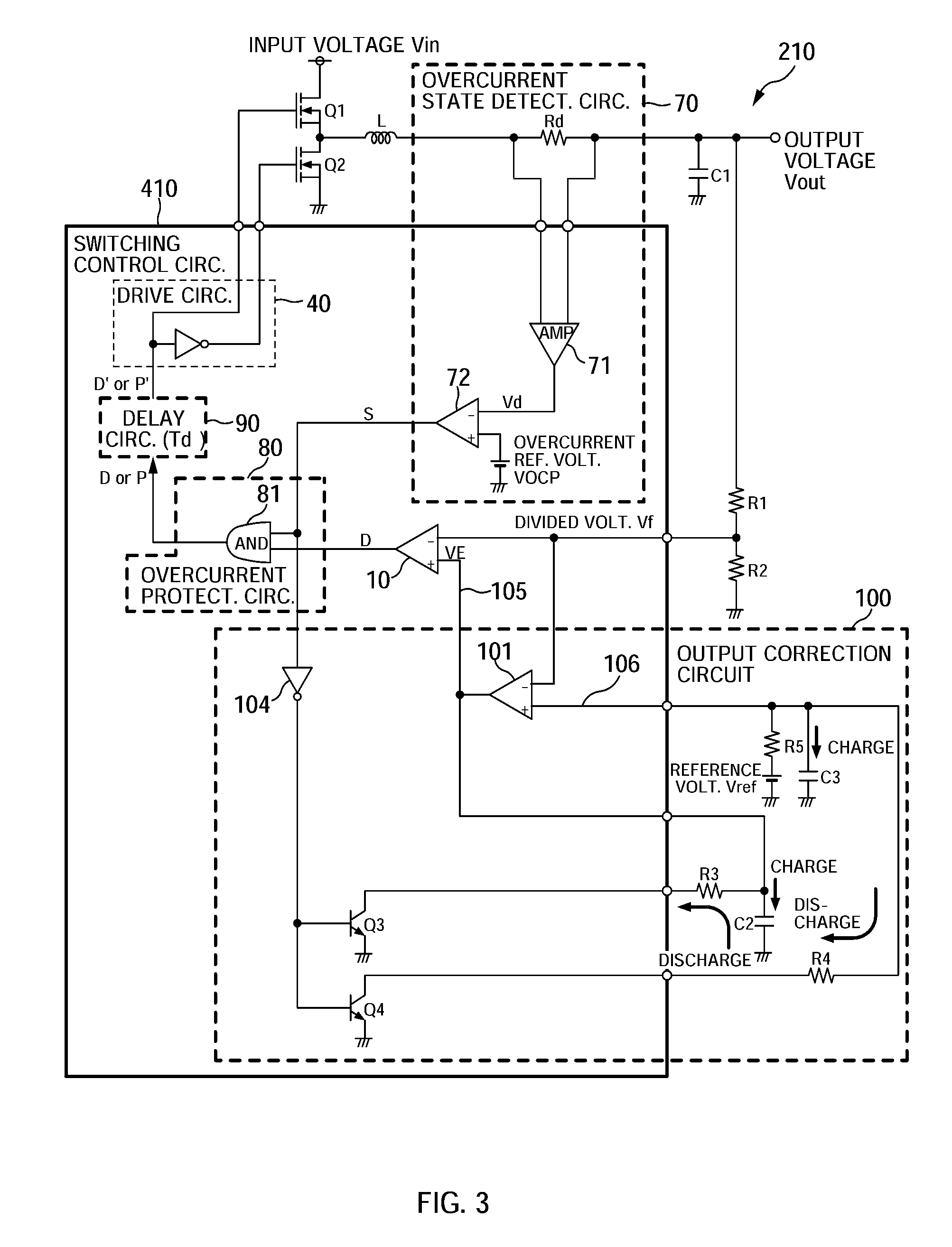 Switching Control Circuit and Self-Excited DC-DC Converter