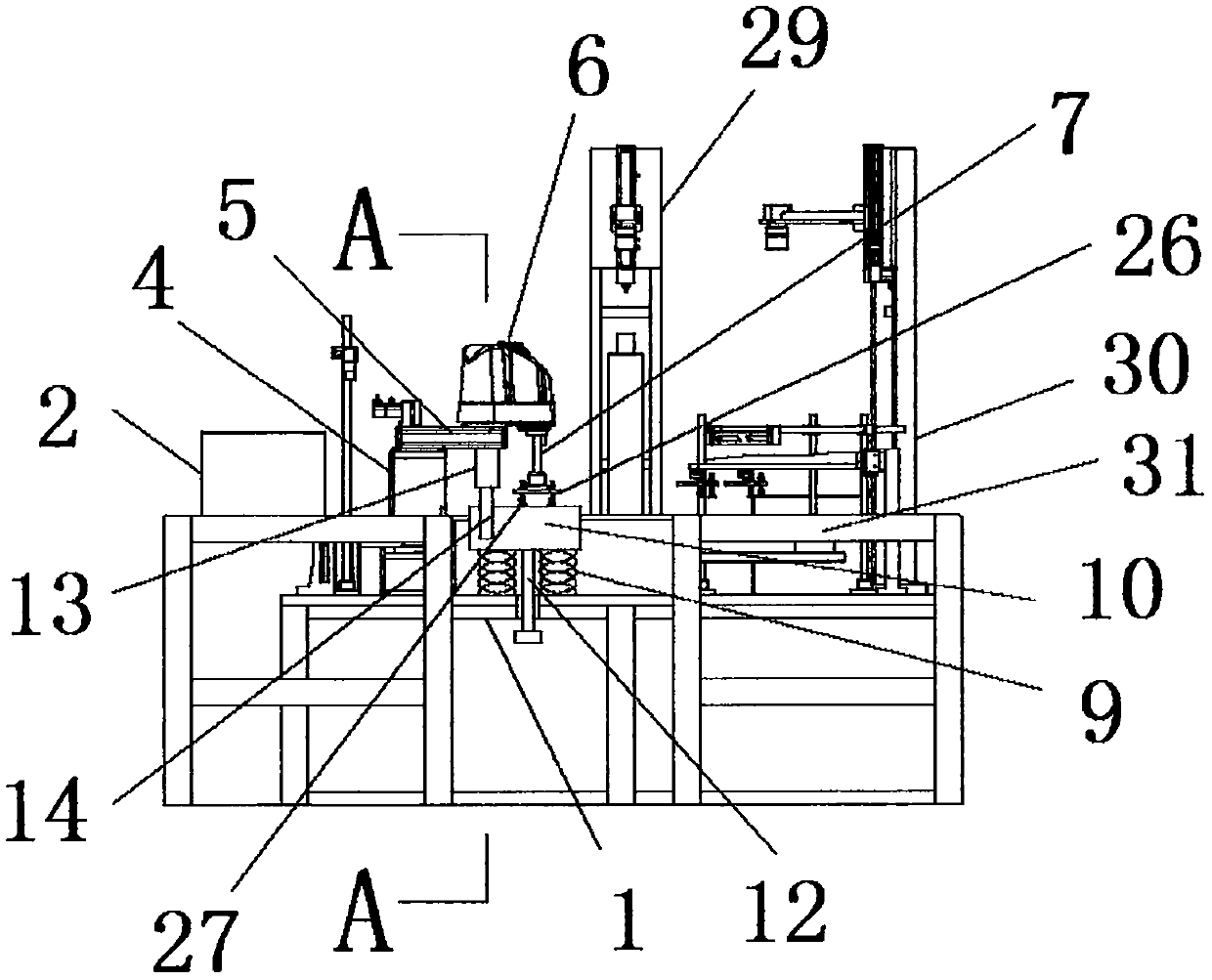 Full-automatic cleaning and detecting equipment for five-station backlight plate