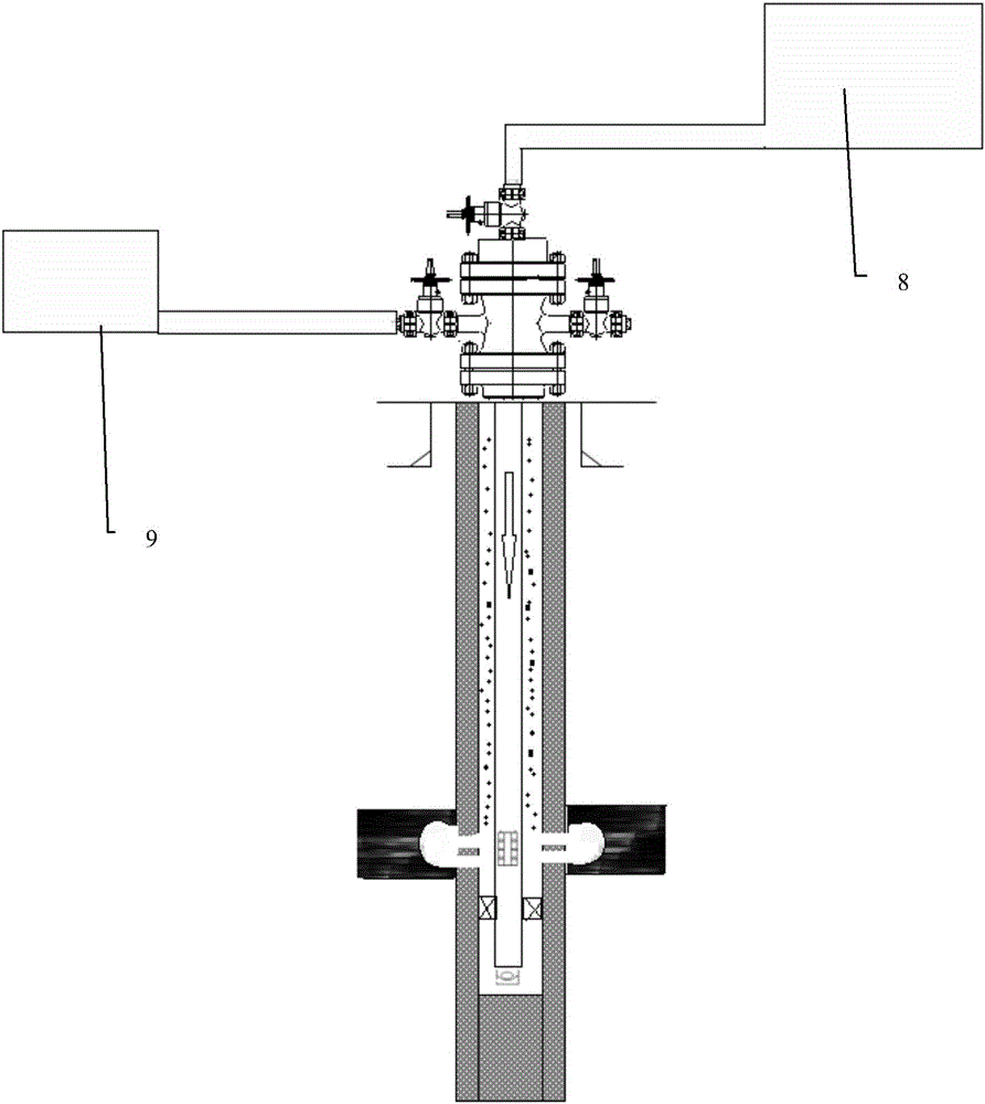 Coal bed gas well sand blasting perforation jet hole forming and fracturing integrated production increasing process method