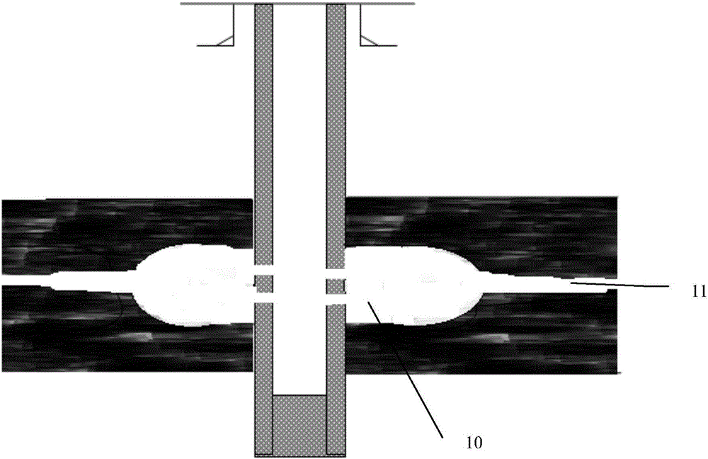 Coal bed gas well sand blasting perforation jet hole forming and fracturing integrated production increasing process method