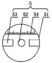Cutting device based on adhesive product adhesive tape and cutting method