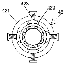 Chamfering device for bearing production