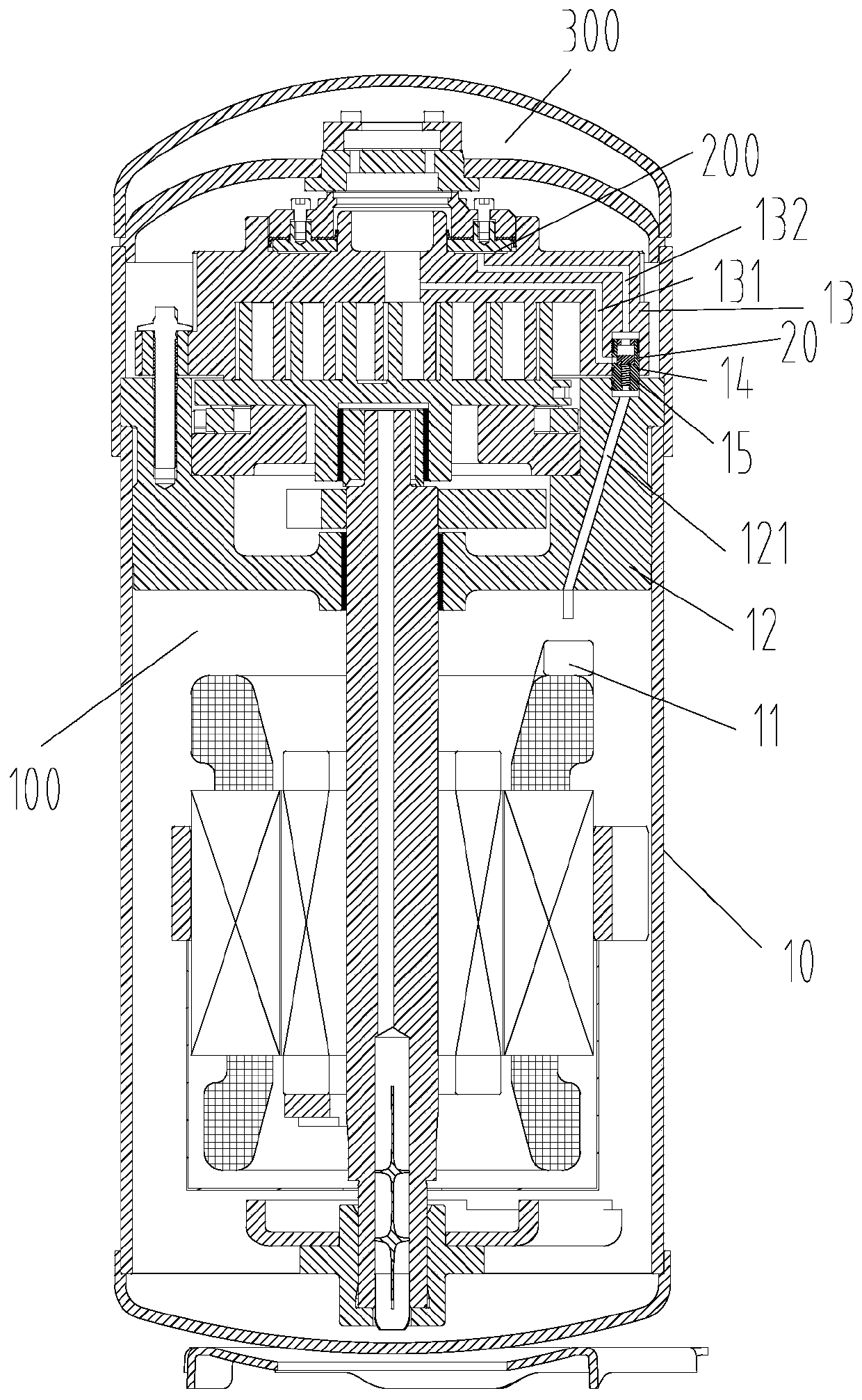 Scroll compressor and air conditioner with scroll compressor