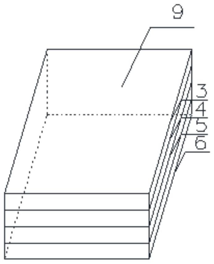 A three-dimensional grid structure and energy dissipation method for energy dissipation of a discharge gravity dam