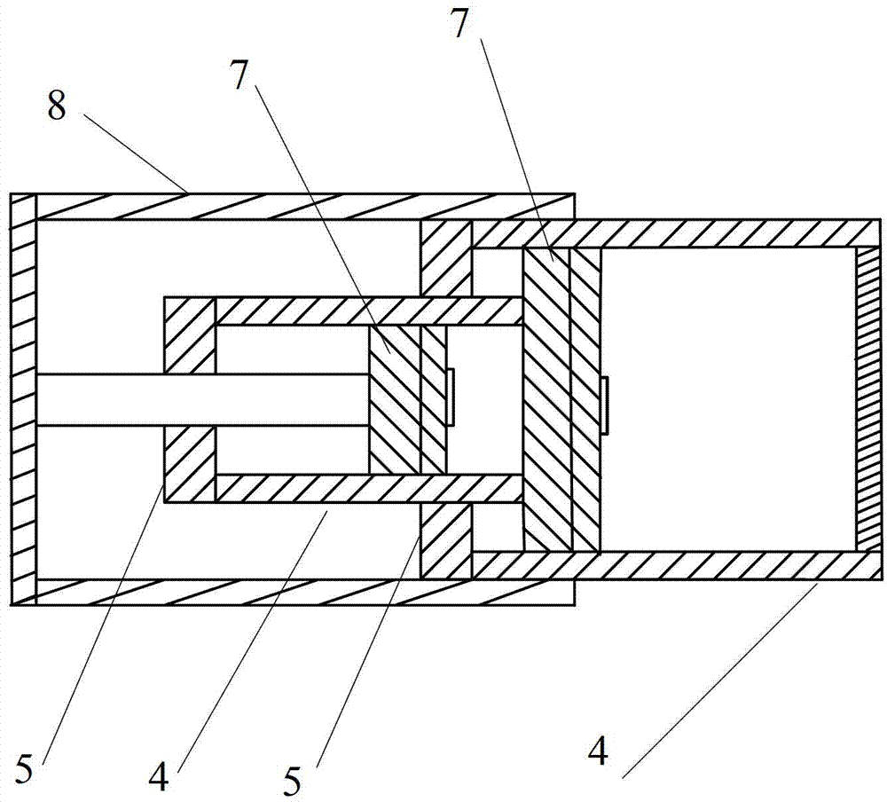 A working method of a two-stage buffer with a temperature detection device