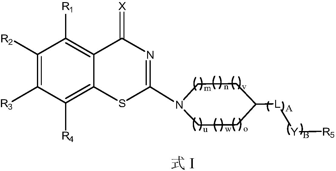 Benzothiazine derivative, a preparation method and uses thereof