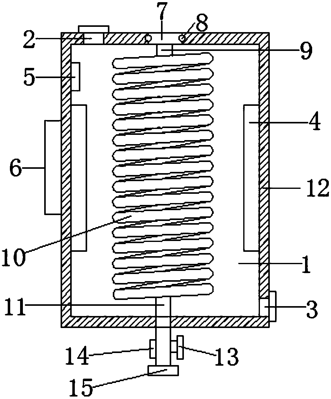 Fast beverage cooling device and cooling method thereof