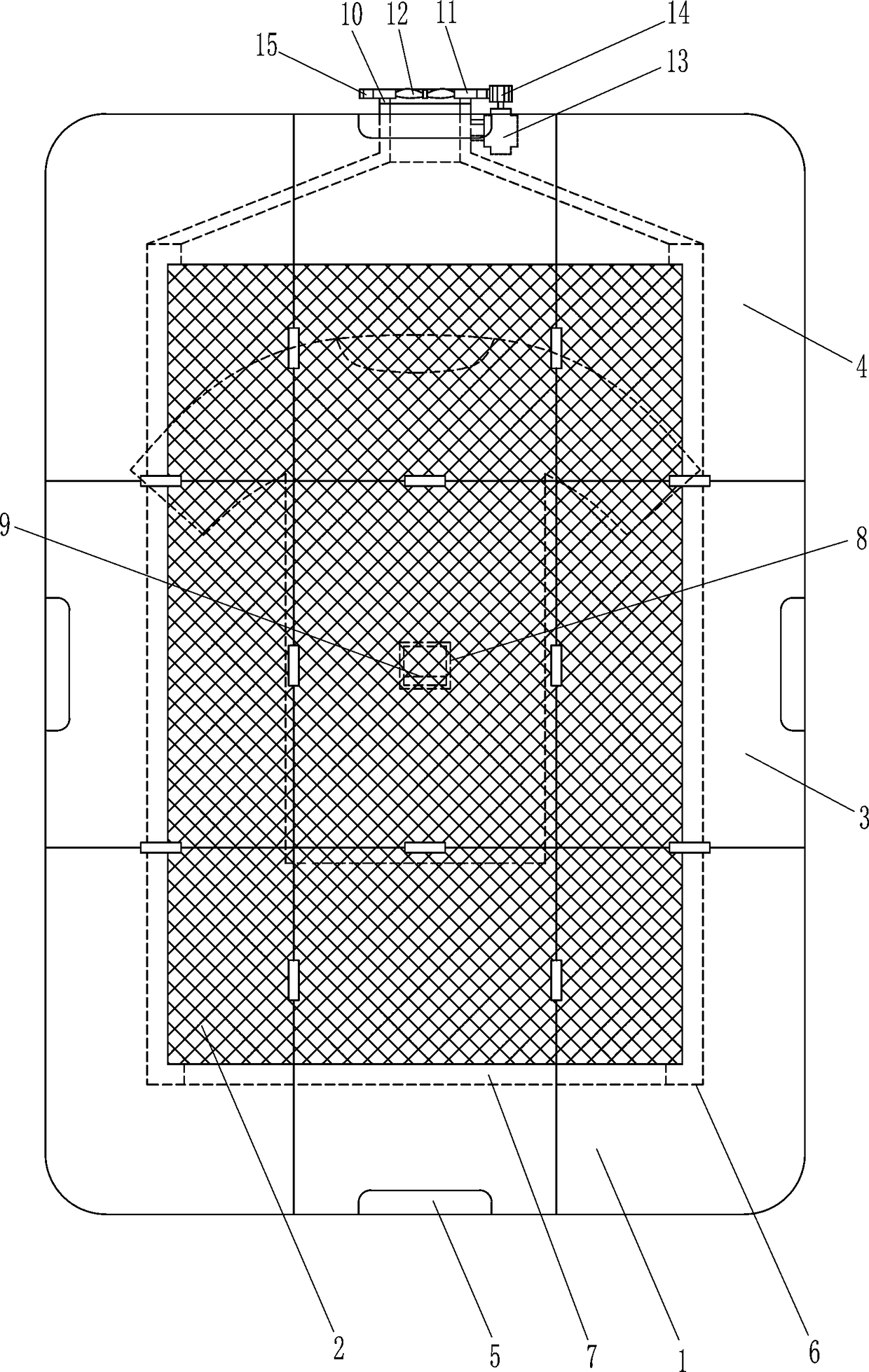 Folding device for shirt