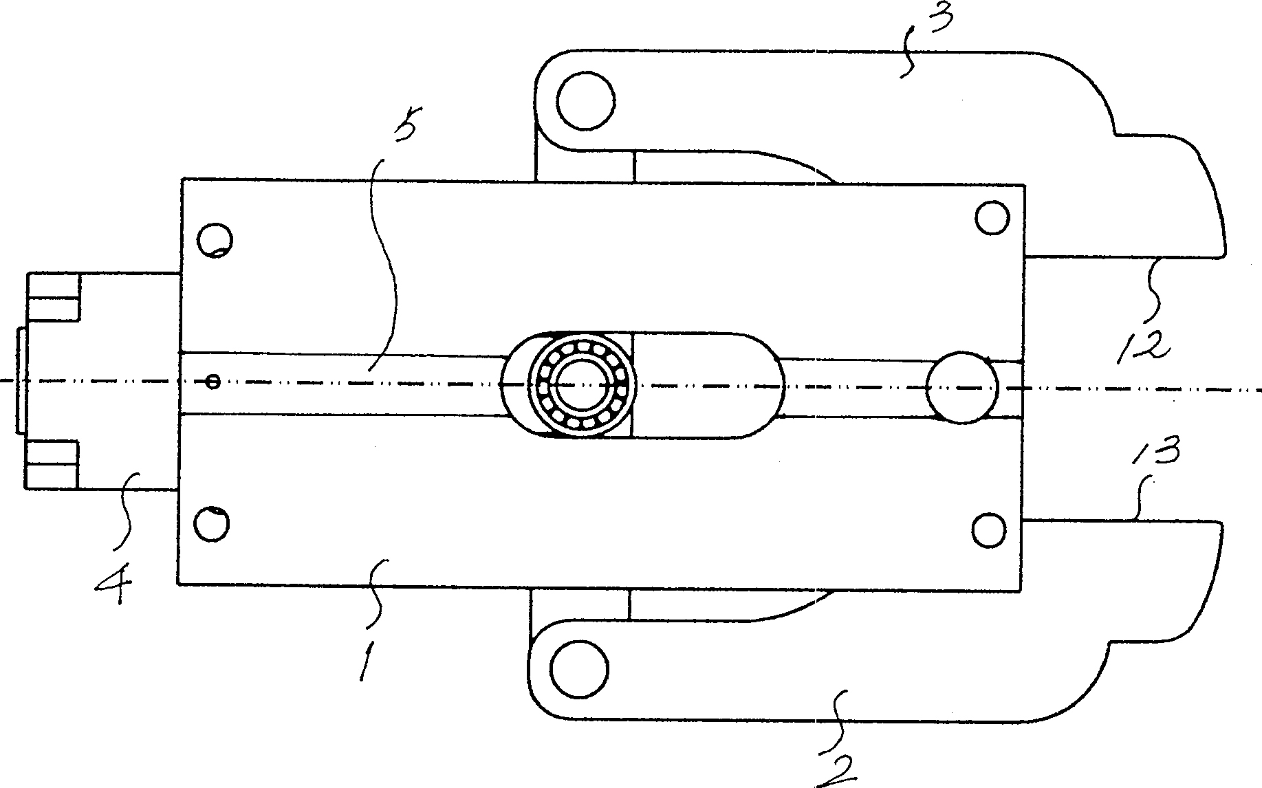 Reciprocating open type equipment for fetching and sending semi-finished bottles or shaped bottles
