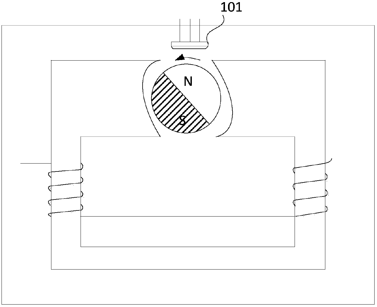 Control method for single-phase brushless motor