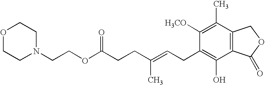 Method for the purification of mycophenolate mofetil