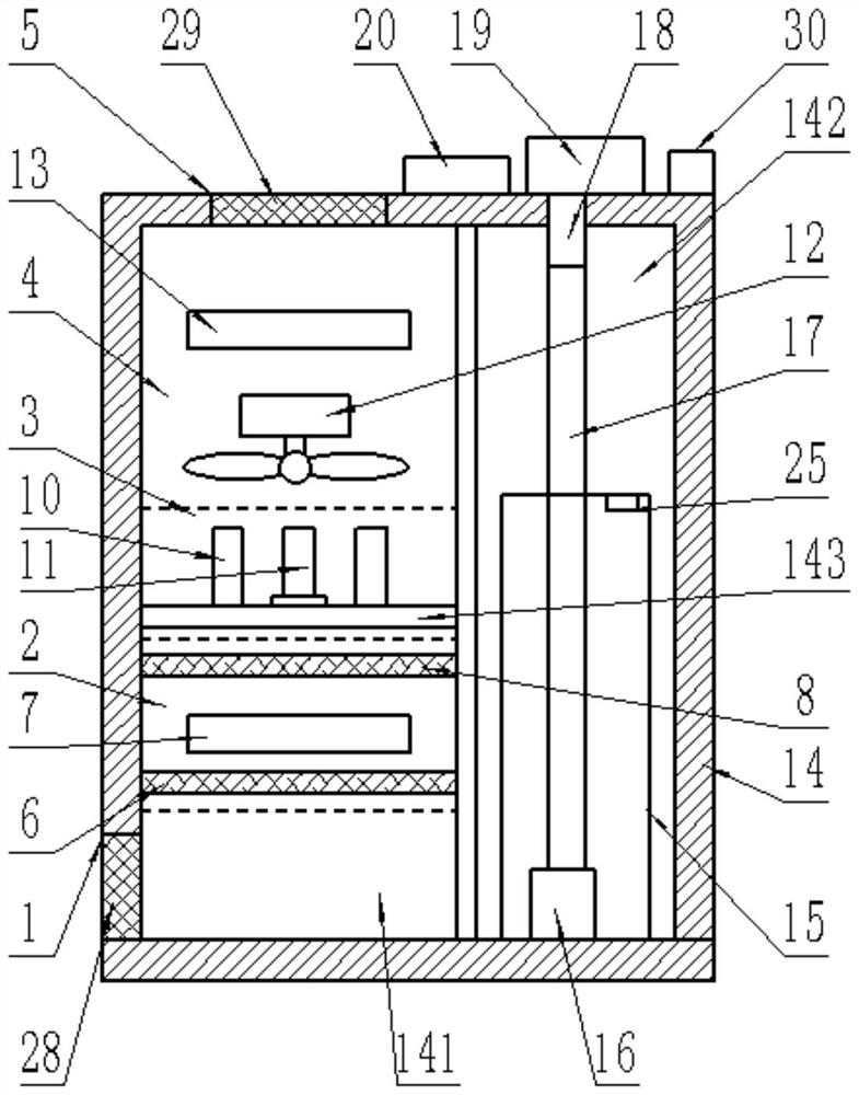 Enhanced deodorization photocatalytic air purification system for bathroom