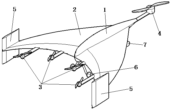 A three-purpose vertical take-off and landing aircraft