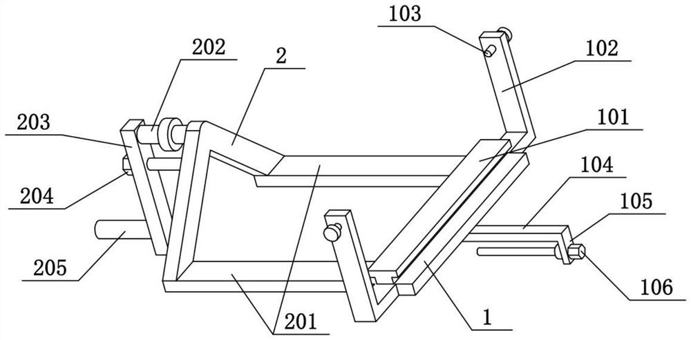 Multiple anti-movement fixing device for legs