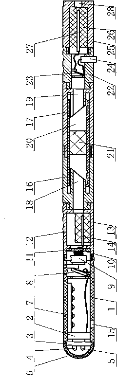 Combined type multifunctional electronic simulated cigarette