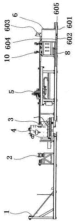 Welding forming device and welding method of breeding cage spacer nets