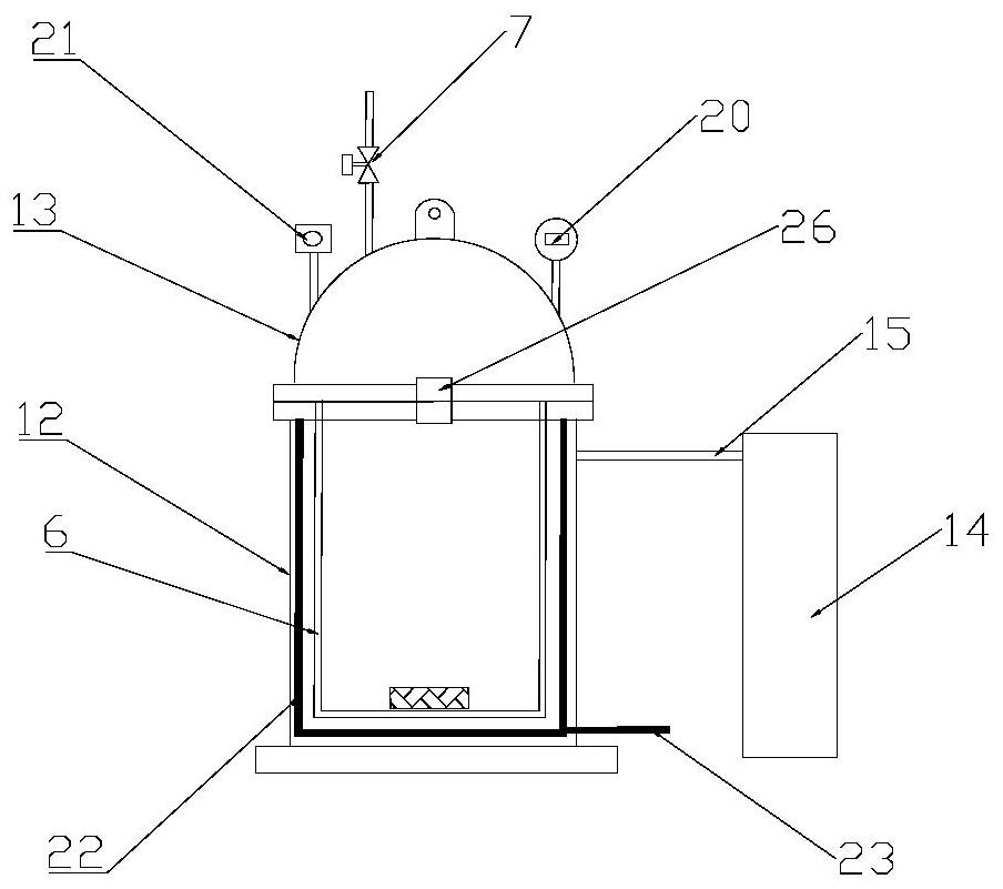 An integrated automatic production equipment for impregnation and cracking of prefabricated body and its use method