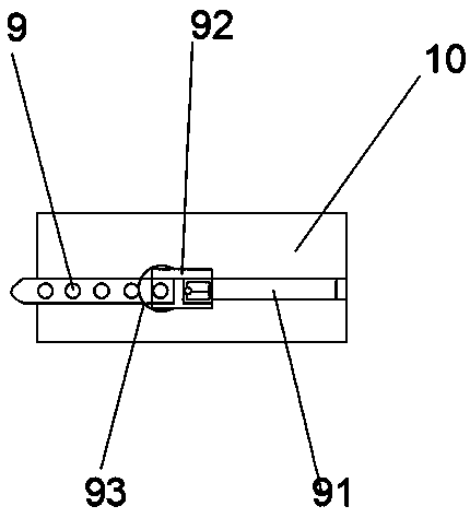 Constraining chair used for nursing of psychiatry department