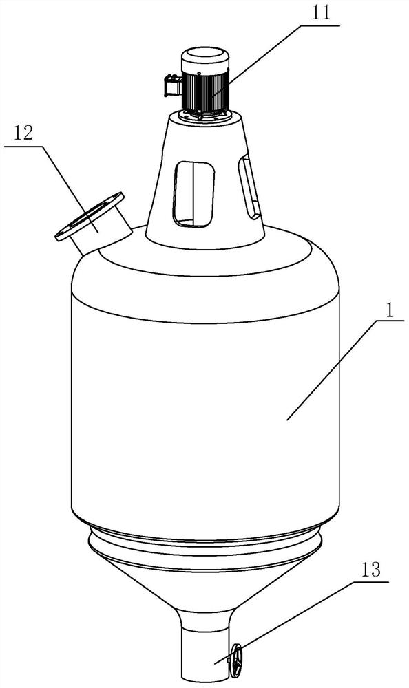 Anti-clogging structure of pressure vessel
