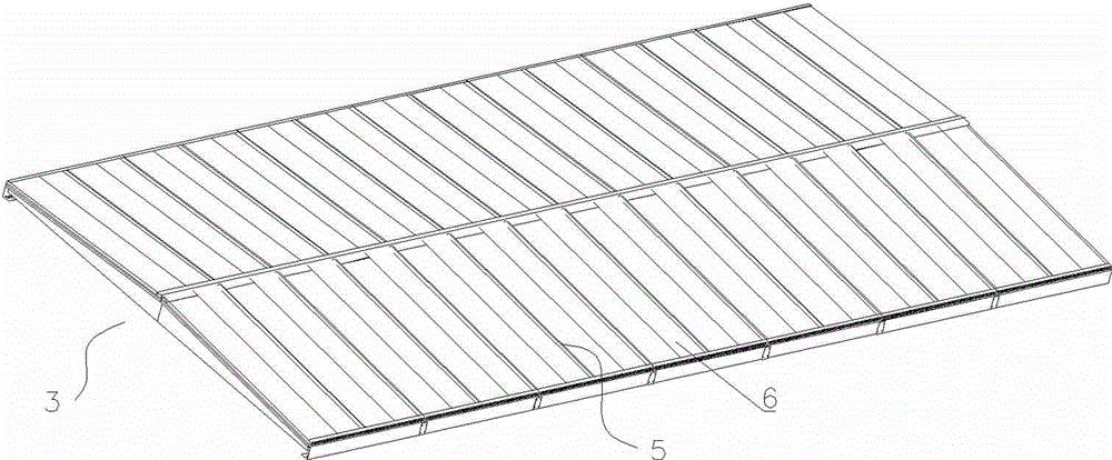 Ventilating waterproof structure of prefabricated cabin