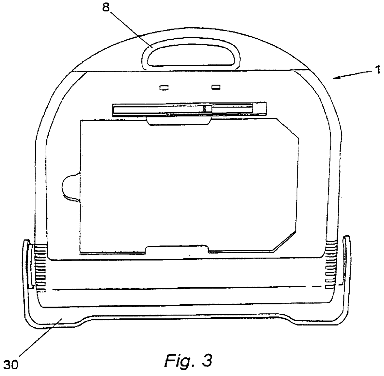 Non-resealable bottle and container therefor