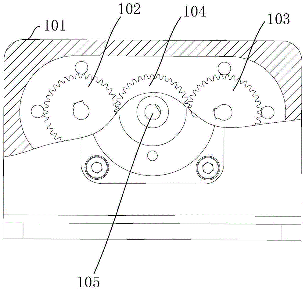 A rope driving device with the function of reciprocating wire arrangement
