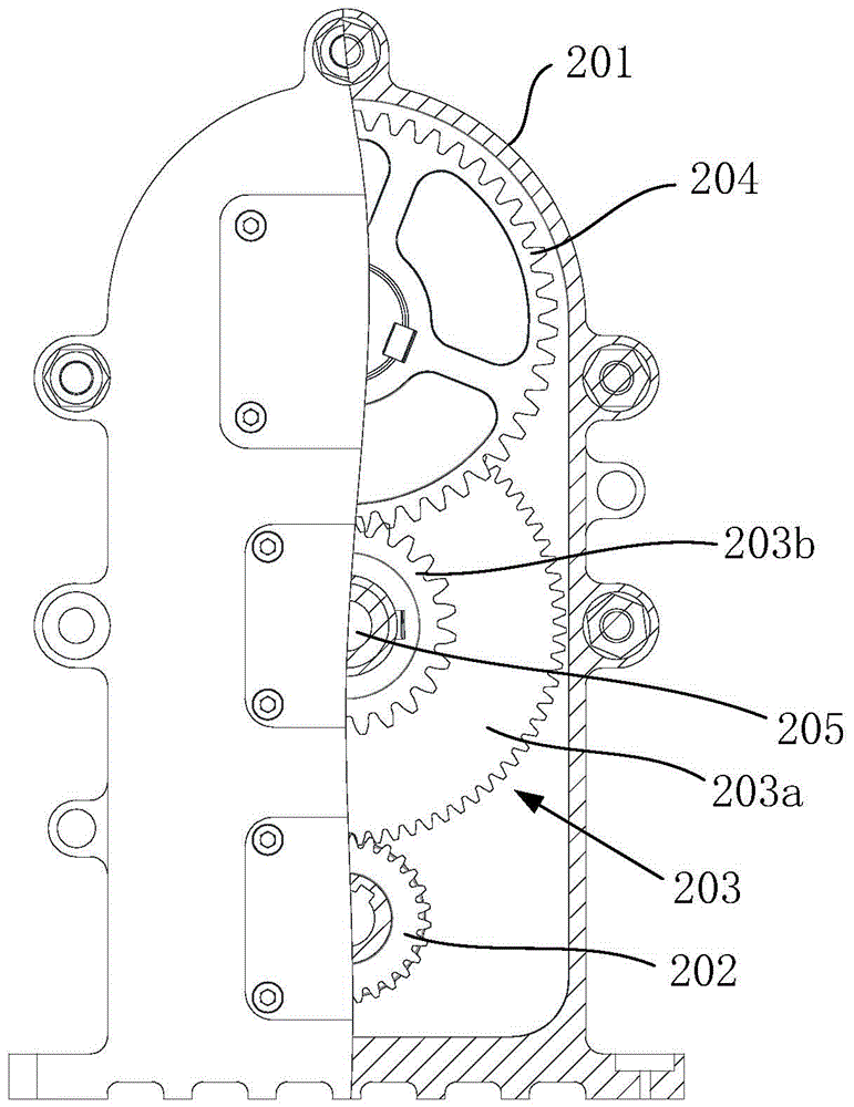 A rope driving device with the function of reciprocating wire arrangement