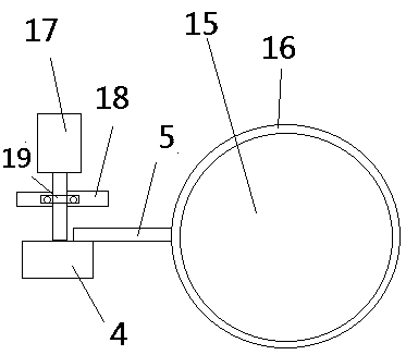 Using method of linkage type discharging valve