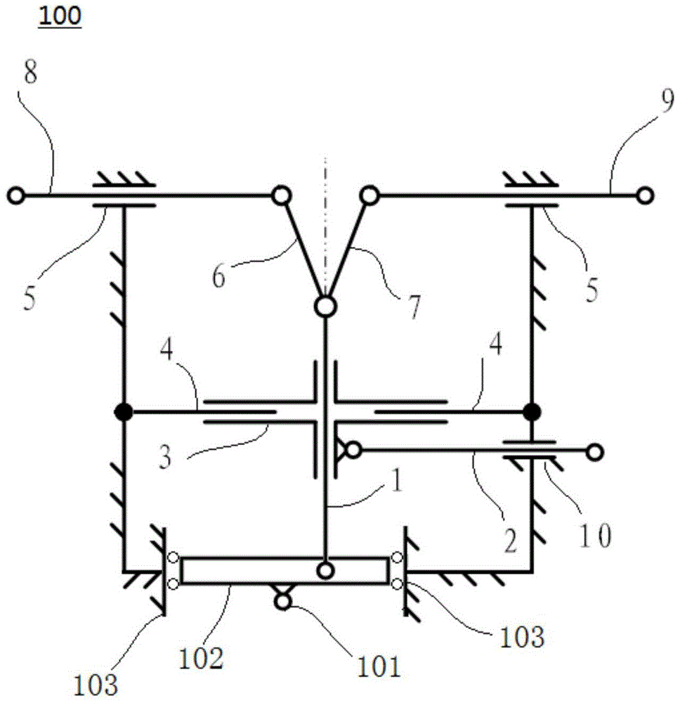 Mechanical displacement coupling and decoupling mechanism