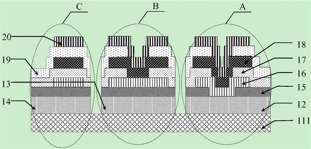 Coplanar bonding structure and preparation method thereof