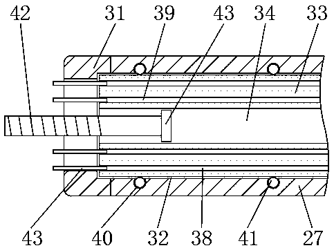Anchor cable sleeving and taking machine adopting shield method for tunnel crossing anchor cable construction