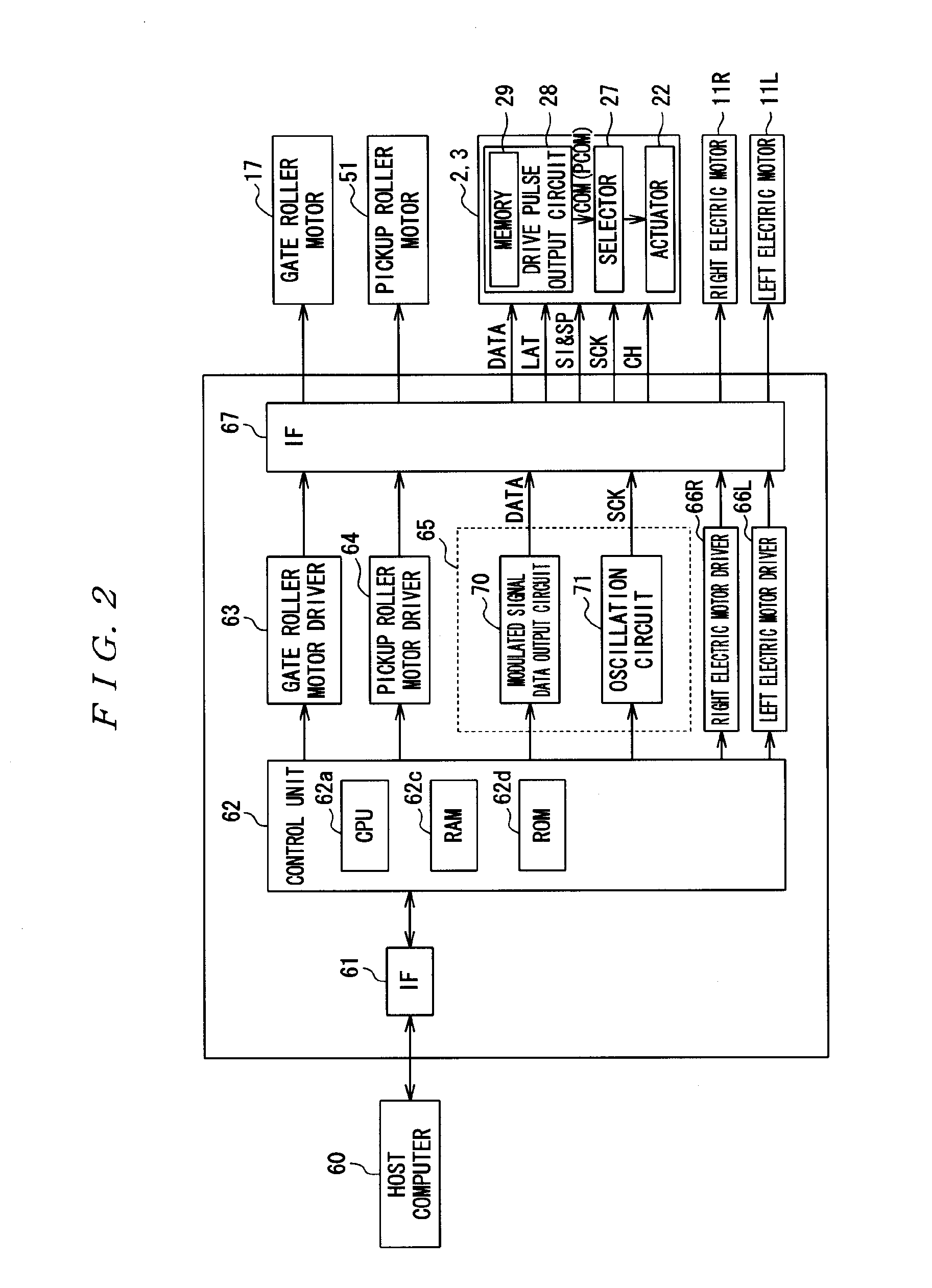 Head drive apparatus of ink jet printer, head driving method, and ink jet printer