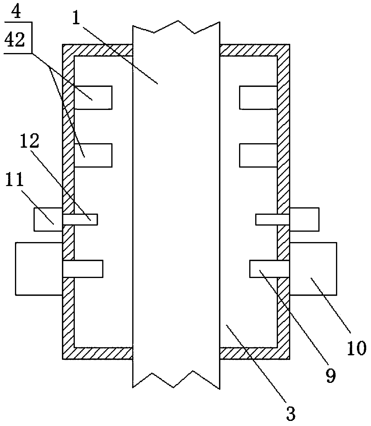 Cleaning and drying integration device for mechanical parts