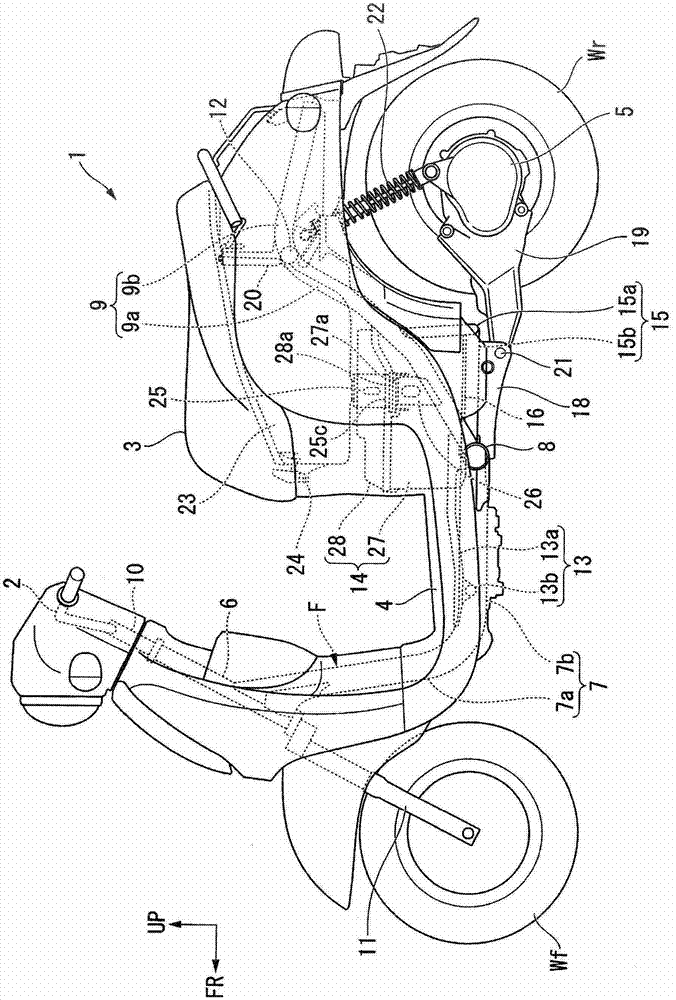 electric straddle vehicle