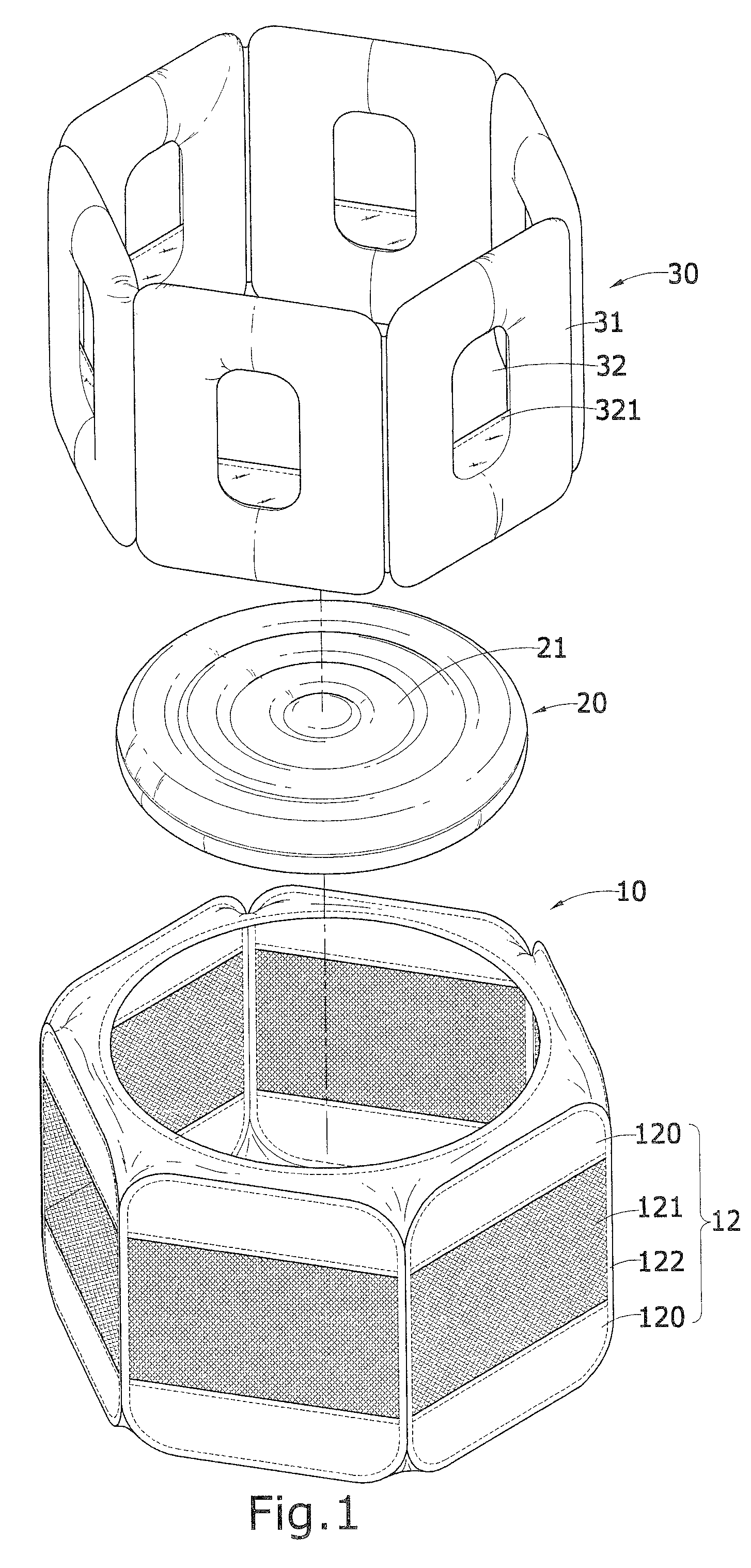 Family combined ball pool structure