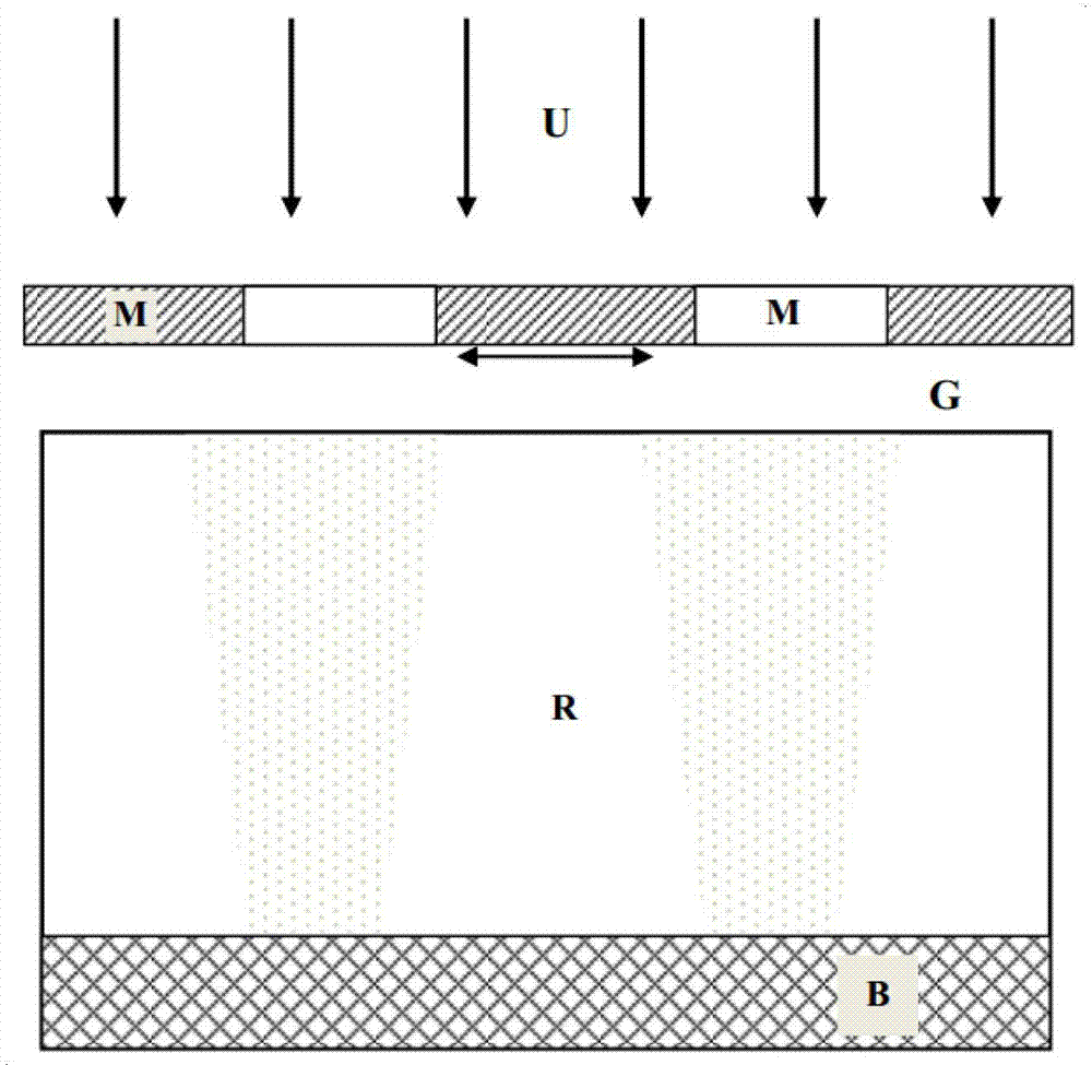 Method for simulating three-dimensional light intensity distribution in thick resist ultraviolet (UV) shifting mask lithography