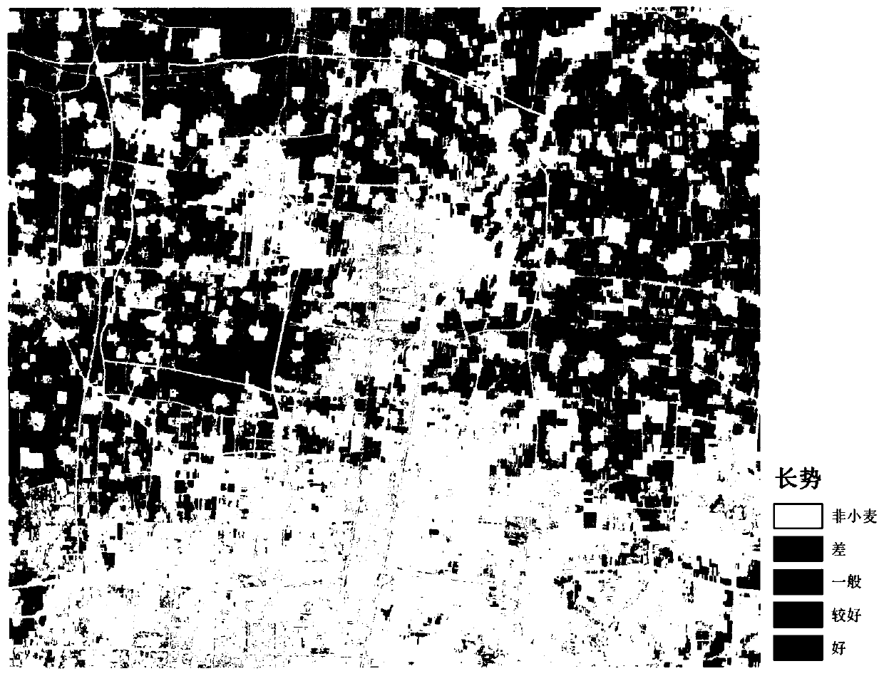 Crop growth monitoring method based on inverse Gaussian process inversion of leaf area index